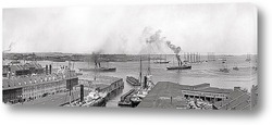    Бостонский причал и набережная, 1906
