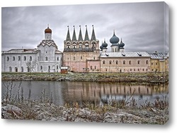  Александро-Свирский мужской монастырь.Храм во дворе.