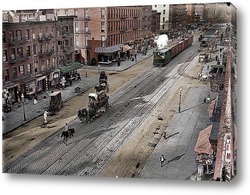  Вильямсбург мост из Бруклина, 1904