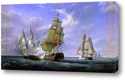  Морской бой между Французским и Английским флотами близ Кадиса