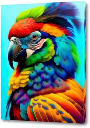    Яркий попугай