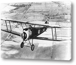    Сопвич F-1<Camel>-в полете.Первая Мировая война.