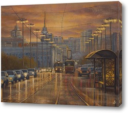  Вечерний Екатеринбург, вид на Администрацию города