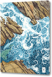  Акварель "Лодка"