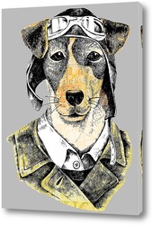   Постер Собака летчик