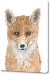   Постер Лисенок, серия "Лесные животные"