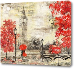   Постер Осенний Лондон