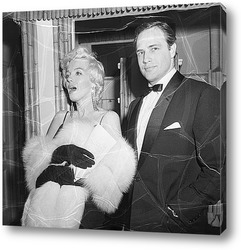    Мерелин Монро и Марлон Брандо,1955г.