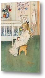  Девушка на корточках, 1911