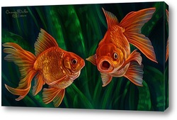   Картина Золотые рыбки