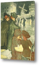   Картина Белая Площадь (Четыре жены)