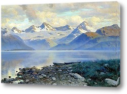   Постер Озеро в горах, 1898