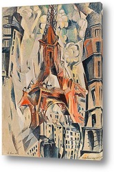   Картина Эйфелева башня