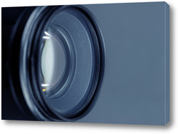   Постер Camera lens with lense reflections.