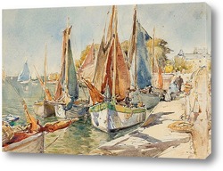   Картина Яхты в гавани
