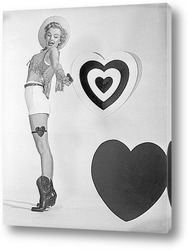    Мерелин Монро в костюме ковбоя,1951г.