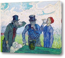    Пьющие (После Домье), 1890