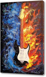   Картина Звучание гитары