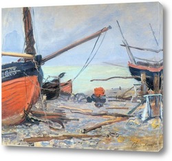    Лодки на пляже, 1885