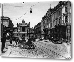    Ришельевская улица. Оперный театр 1895  –  1917 ,  Украина,  Одесская область,  Одесса