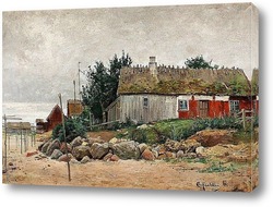   Картина Рыбацкая деревня, Кивик