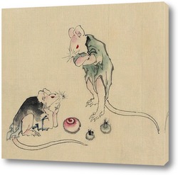   Постер Две мышки