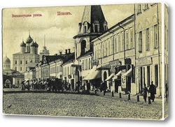  Плавучий мост на реке Великой 1900  –  1909 ,  Россия,  Псковская область,  Псков