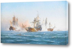   Корабль Wachtmeisters битве против русской эскадры 1719