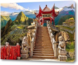   Постер Храм в Китае