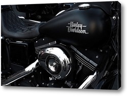   Постер Урбанометрия. Геометрия Harley-Davidson. 