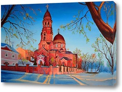   Картина Вид на церковь Озерянской чудотворной иконы Божией Матери