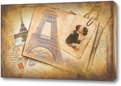   Постер Романтика Парижа