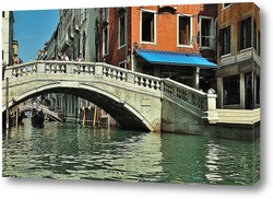  Мост вздохов в Венеции.