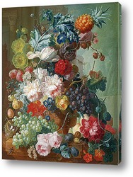  Натюрморт Цветы и фрукты