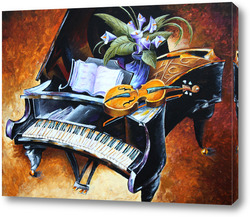   Постер Рояль и скрипка