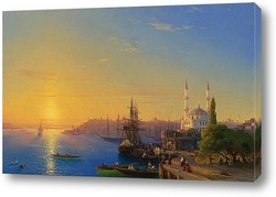   Постер Вид Константинополя и Босфора