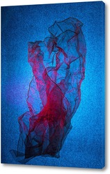  Геометрический натюрморт с Тенью от фиолетовой лампочки 