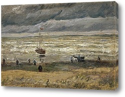   Постер Вид на море в Схевенингене, 1882