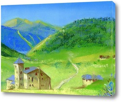  Картина Альпийский замок