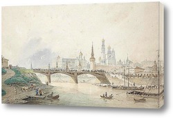    Вид на Московский Кремль и реку