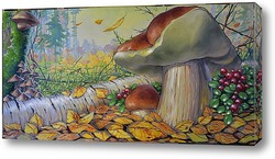  Козинка с лесными грибами