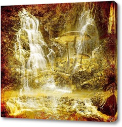   Постер Сказочный водопад