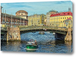    Санкт-Петербург. Мойка и Мало-Конюшенный мост.