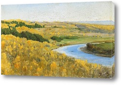    Река Ока,золотая осень