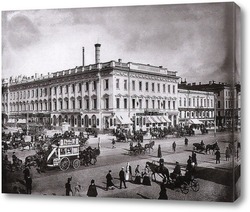  Аничков мост и кони Клодта.1900