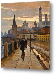   Картина Вид на Кремль со стороны набережной Москвы-реки