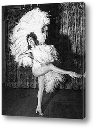   Постер Салли Ранд в знаменитом танце с веерами.