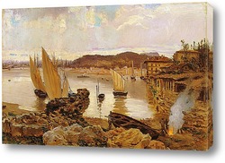   Картина Порт Бильбао