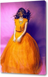   Постер Lady in yellow