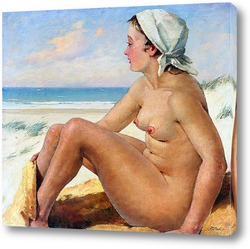    Девушка на пляже
